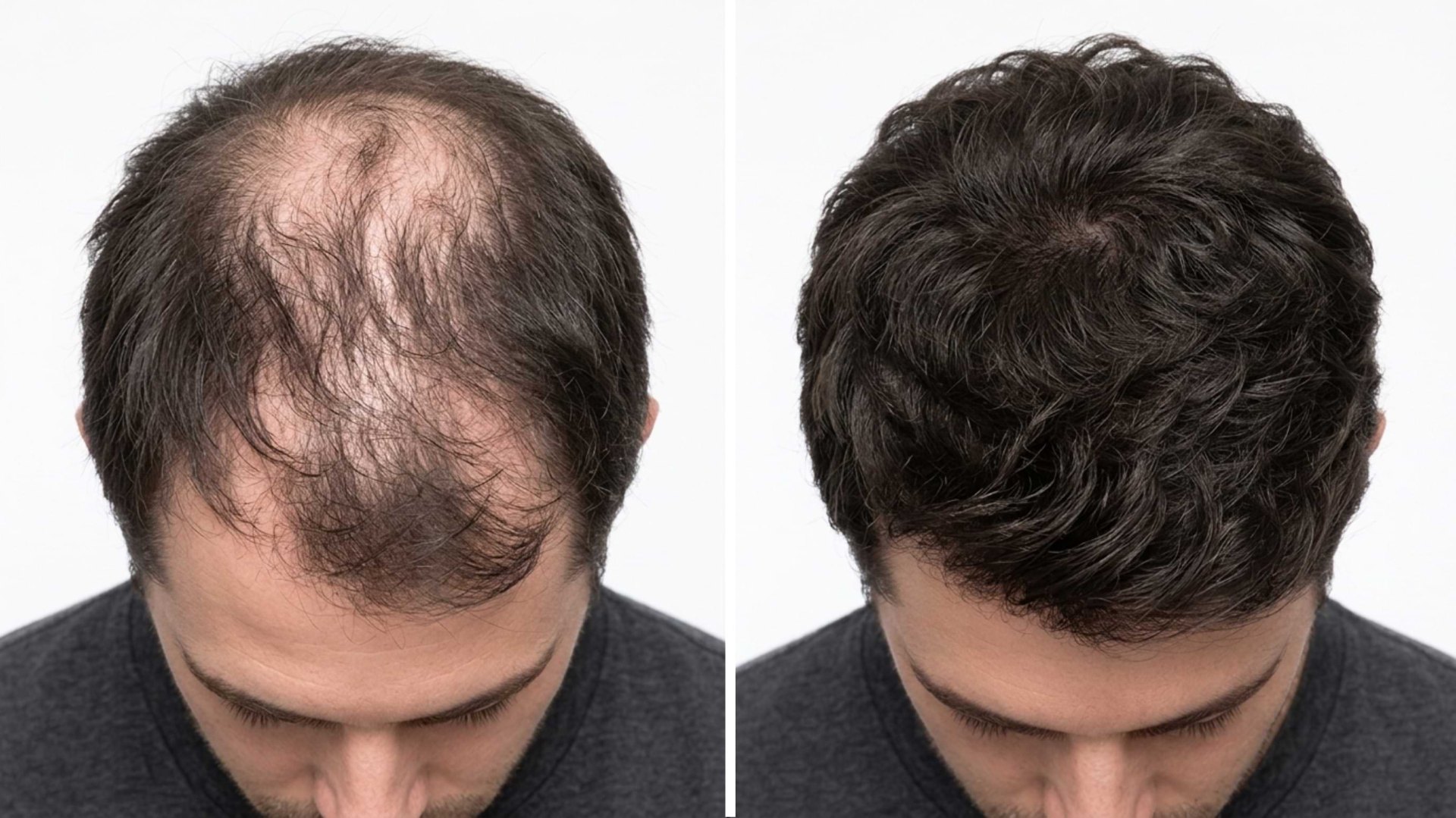 Resultado do tratamento capilar: antes e depois